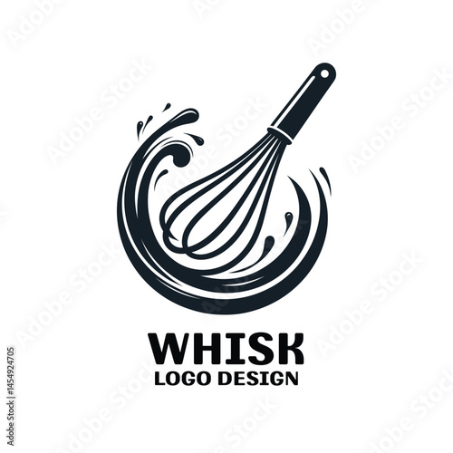Whisk Vector Logo Design