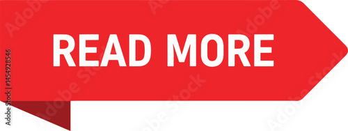 read more arrow ribbon vector