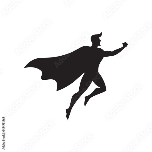 Superhero Flying With Cape Rescue
