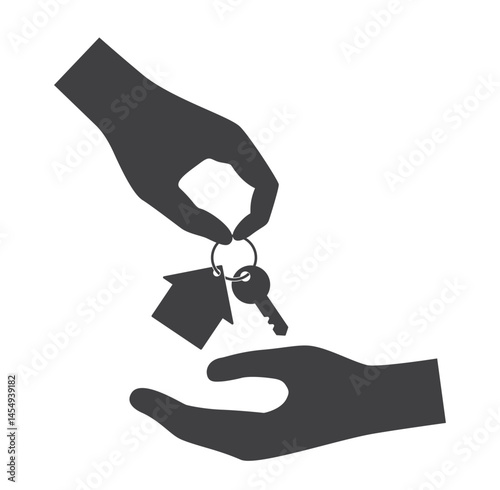 hand give key icon