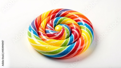 Wallpaper Mural Rainbow Swirl Lollipop A Colorful Candy Treat Torontodigital.ca