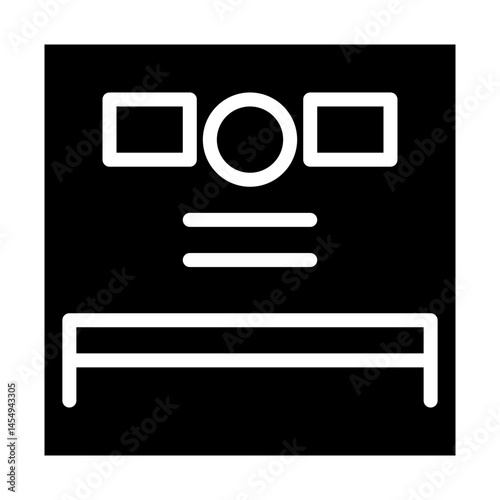 Tennis Tie Break Glyph icons

