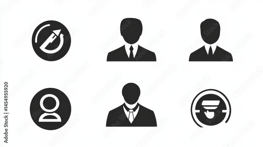 Business icon collection: team, data, work, money, planning, global, help. Simple style.
Business icon collection: team, data, work, money, planning, global, help. Simple style.