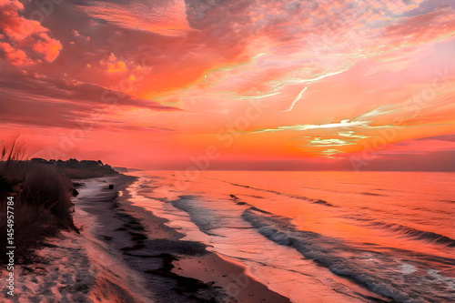 Sunset at the beach