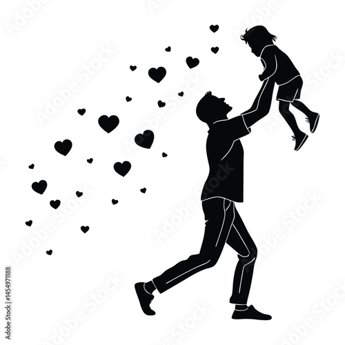 running man silhouette vector