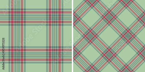 plaid pattern green pink and styles