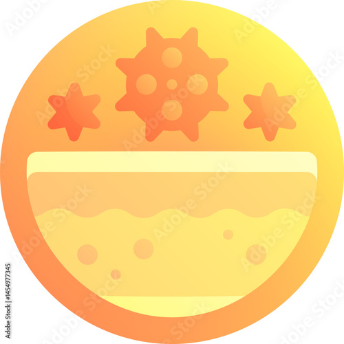 allergy illustration on a white background     