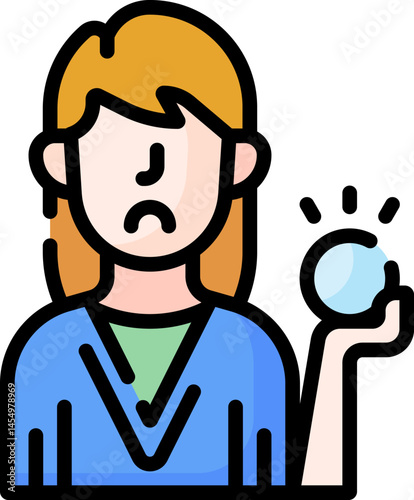 bad review illustration on a white background     