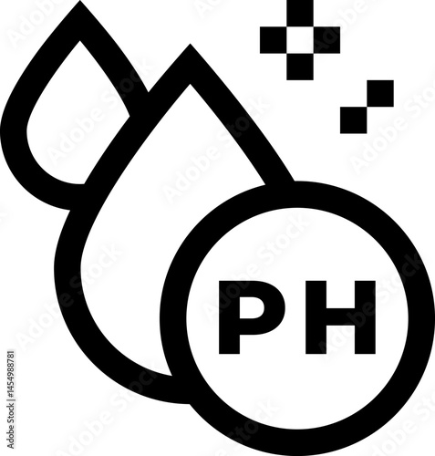 ph illustration on a white background     
