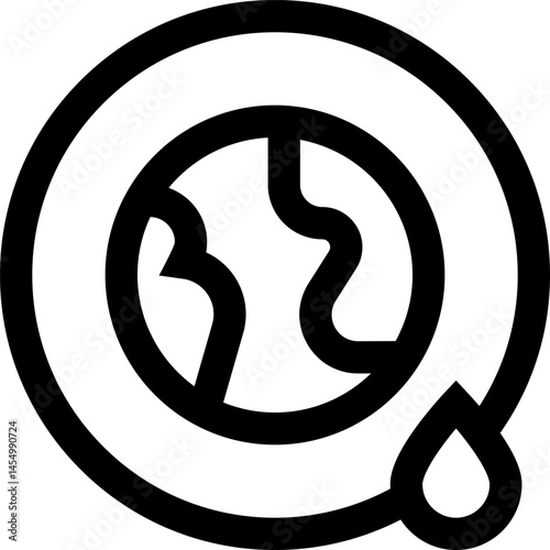 planet earth illustration on a white background     
