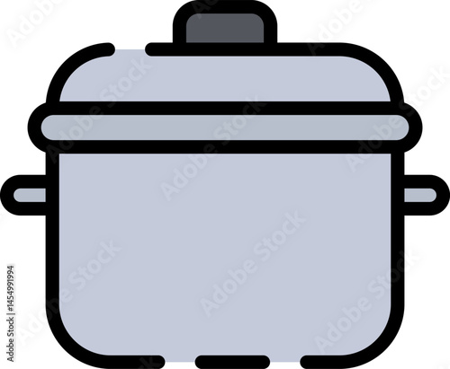 pot illustration on a white background     