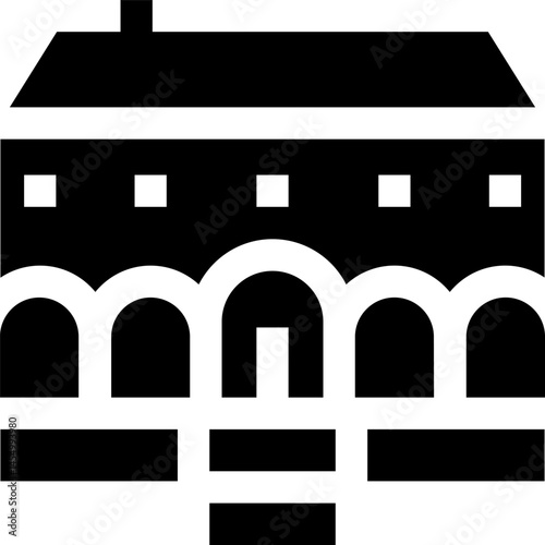 ranch illustration on a white background     