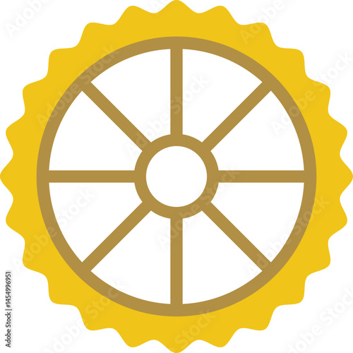 rotelle illustration on a white background     