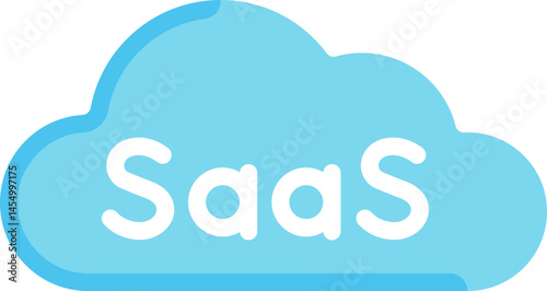 saas illustration on a white background     