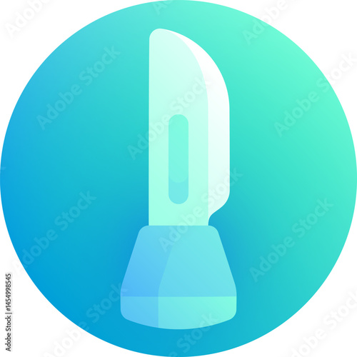 scalpel illustration on a white background     