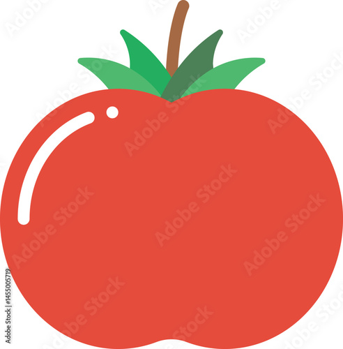 tomato illustration on a white background     