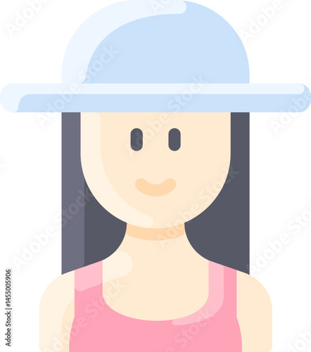 tourist illustration on a white background   
