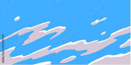 Comic book cartoon smoke backgrounds. Pop art cloud design template page. Hand drawn vector illustration 