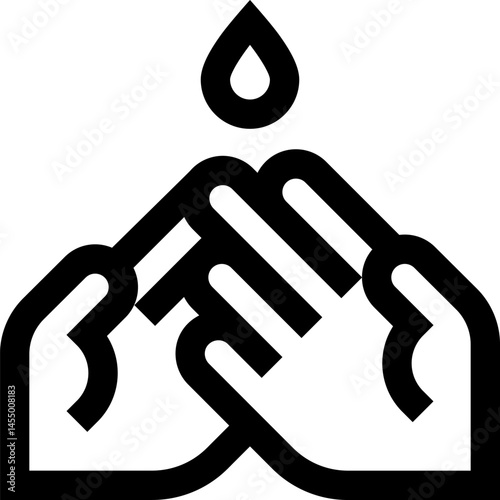 waterdrop illustration on a white background     