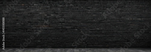 Black grunge brick wall, textured mortar, deep shadows, bleak atmosphere , contrast, ruined
