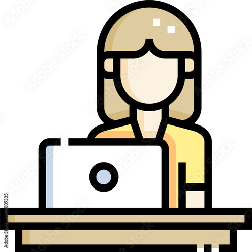 working illustration on a white background     