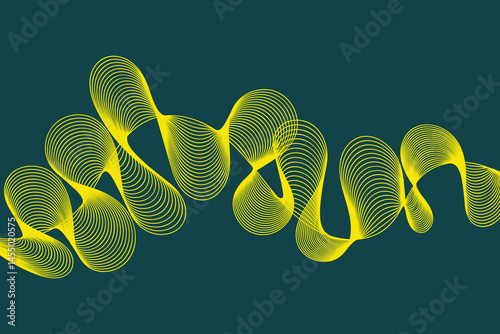 Abstract backdrop with luxury golden waves