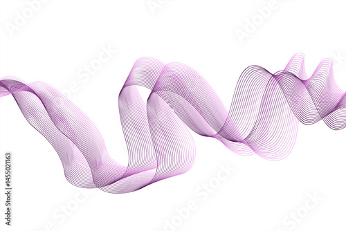 Aesthetic Abstract Gradient Line Art