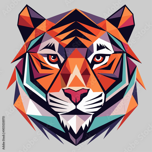 tiger head vector