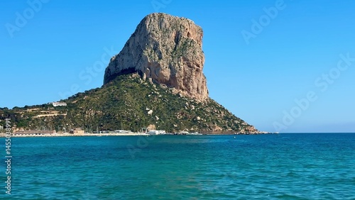 Stunning and Majestic Rock Formation by the Sea A Picturesque Scenic Coastal View