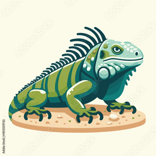 animal, reptile, wildlife, nature, wild, iguana, lizard, green, tropical, fauna, dragon, reptilian, background, isolated, exotic, closeup, colorful, zoo, reptiles, portrait, illustration, animals, car