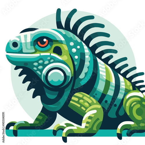animal, reptile, wildlife, nature, wild, iguana, lizard, green, tropical, fauna, dragon, reptilian, background, isolated, exotic, closeup, colorful, zoo, reptiles, portrait, illustration, animals, car