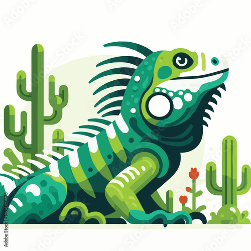 animal, reptile, wildlife, nature, wild, iguana, lizard, green, tropical, fauna, dragon, reptilian, background, isolated, exotic, closeup, colorful, zoo, reptiles, portrait, illustration, animals, car