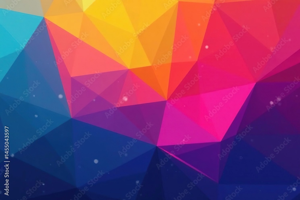 Obraz premium Abstract geometric shapes, vibrant color gradients , texture, abstract pattern