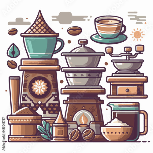 coffee, drink, cafe, indonesian, caffeine, cup, bali, background, beverage, beans, asian, indonesia, traditional, mug, plantation, fresh, table, food, tropical, hot, luwak, beautiful, natural, milk, n