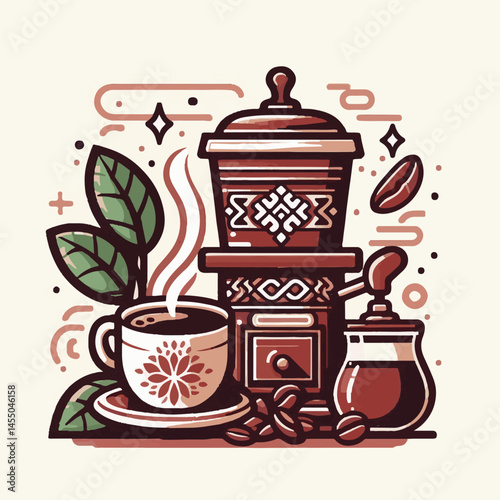 coffee, drink, cafe, indonesian, caffeine, cup, bali, background, beverage, beans, asian, indonesia, traditional, mug, plantation, fresh, table, food, tropical, hot, luwak, beautiful, natural, milk, n