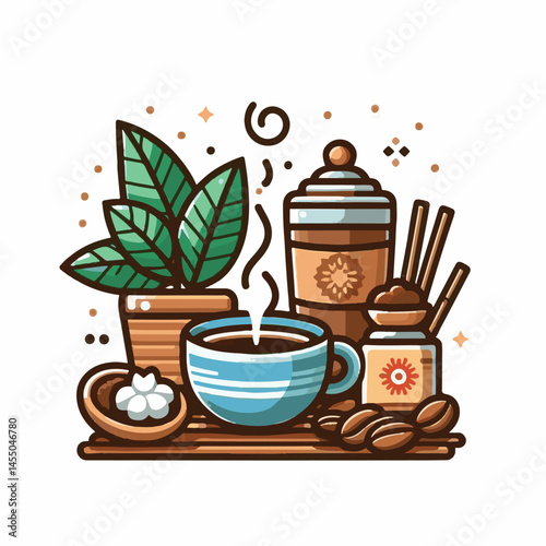 coffee, drink, cafe, indonesian, caffeine, cup, bali, background, beverage, beans, asian, indonesia, traditional, mug, plantation, fresh, table, food, tropical, hot, luwak, beautiful, natural, milk, n