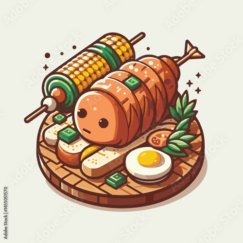 delicious, food, dish, restaurant, cuisine, meal, grilled, tasty, lunch, dinner, healthy, fresh, meat, plate, fish, gourmet, traditional, squid, cooking, green, background, seafood, closeup, filipino 