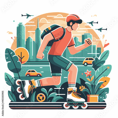 sport, skate, activity, skating, roller, lifestyle, shoe, fun, leisure, exercise, speed, active, wheel, summer, fitness, hobby, inline, roll, street, young, skater, skates, extreme, recreation, health