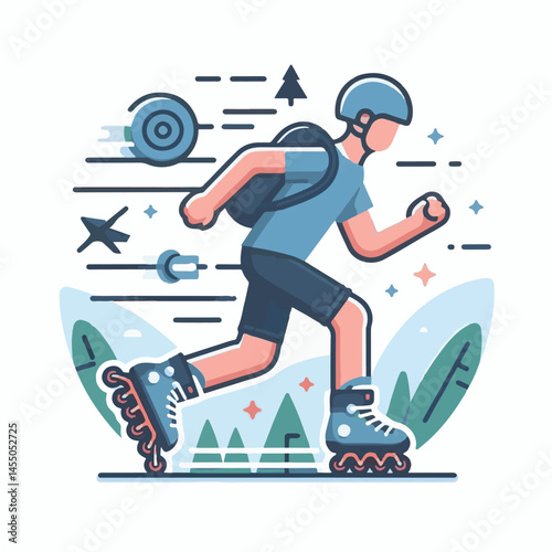 sport, skate, activity, skating, roller, lifestyle, shoe, fun, leisure, exercise, speed, active, wheel, summer, fitness, hobby, inline, roll, street, young, skater, skates, extreme, recreation, health