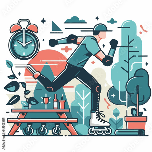 sport, skate, activity, skating, roller, lifestyle, shoe, fun, leisure, exercise, speed, active, wheel, summer, fitness, hobby, inline, roll, street, young, skater, skates, extreme, recreation, health