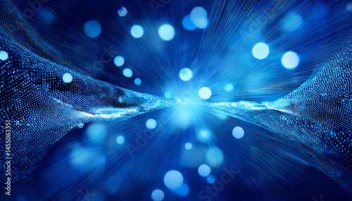 abstract blue background with dots