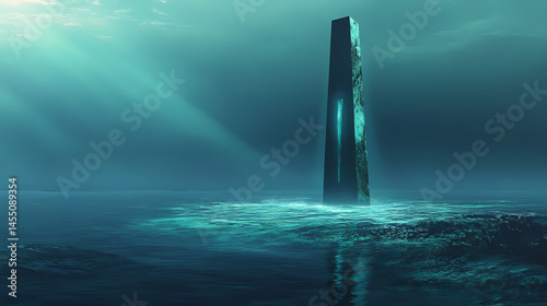 mysterious submerged object