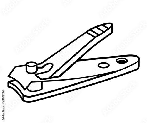 Nail Clippers with Lever Mechanism – Personal Care Tool, Hygiene, Manicure Accessory, Nail Grooming