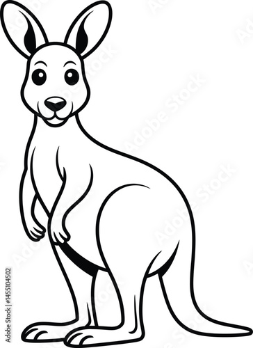 Cute Kangaroo Illustration
