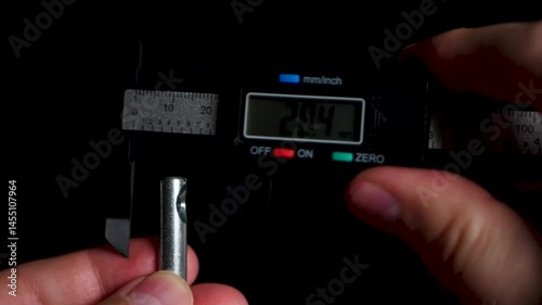 Precise Measurement Steps Captured in Detailed Sequence