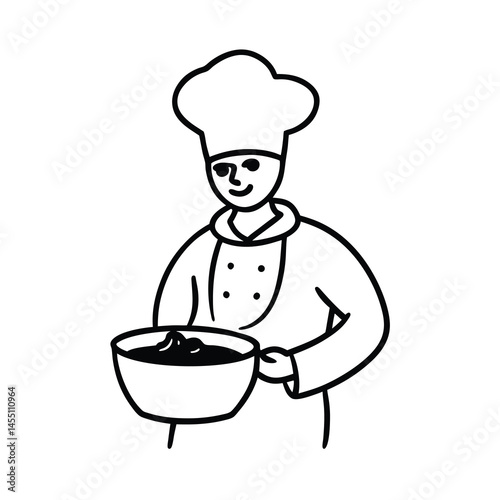 chef with a spoon