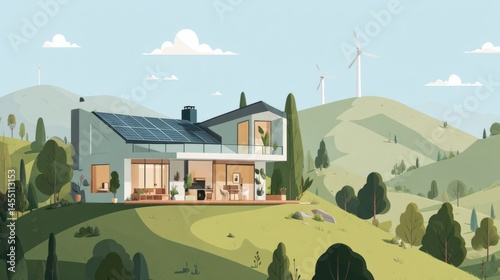 Smart Home Integrates Sustainability With Nature's Beauty