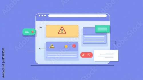 Modern User Experience Design with Notification Alerts and Intuitive Layout for Seamless Communication