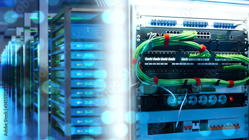 Server equipment. Network t...