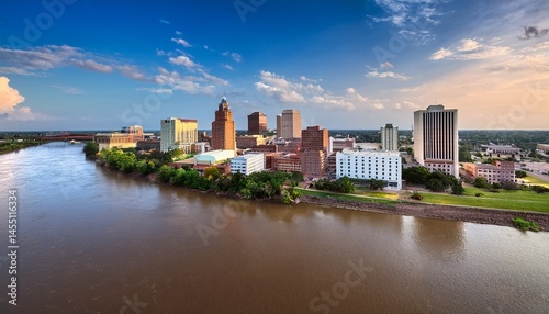 Wallpaper Mural shreveport louisiana usa downtown skyline on the red river Torontodigital.ca